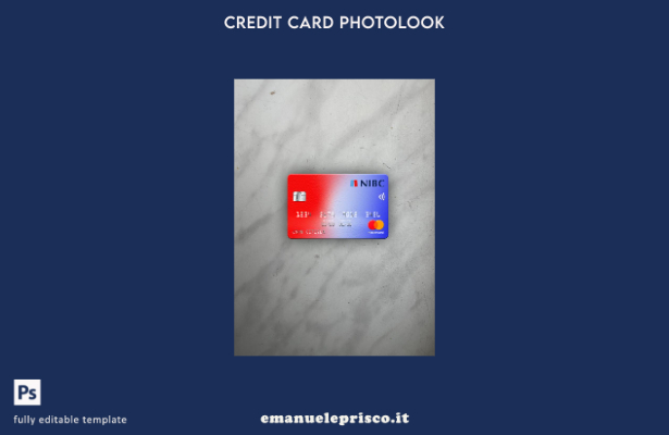 modello frontale photolook mastercard olandese stile verificato della banca NIBC